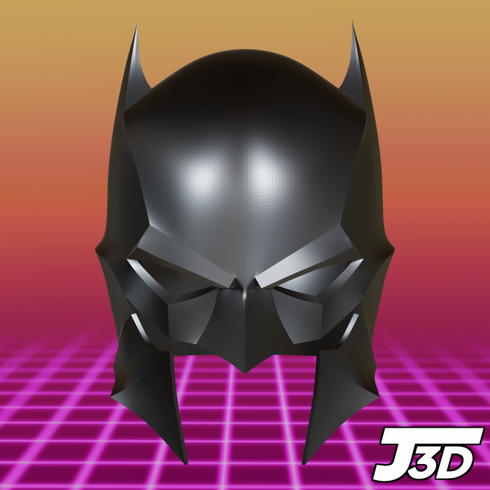 Dark Knights of Steel Batman Helmet - 3D Printable Model