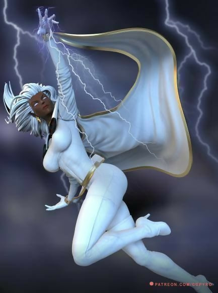 ⚡ STORM — X-MEN 3D PRINTABLE MODEL STL