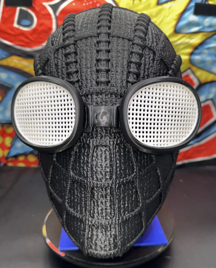 Spider Noir Mask | 3D Printed Cosplay Helmet