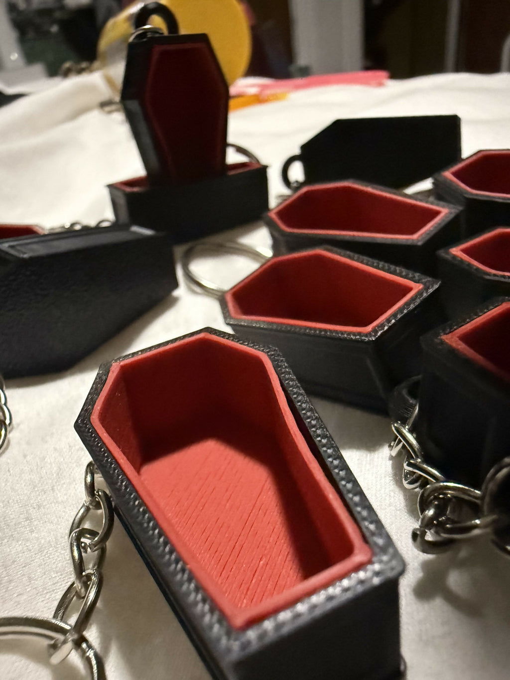 Mini Coffin Keychain