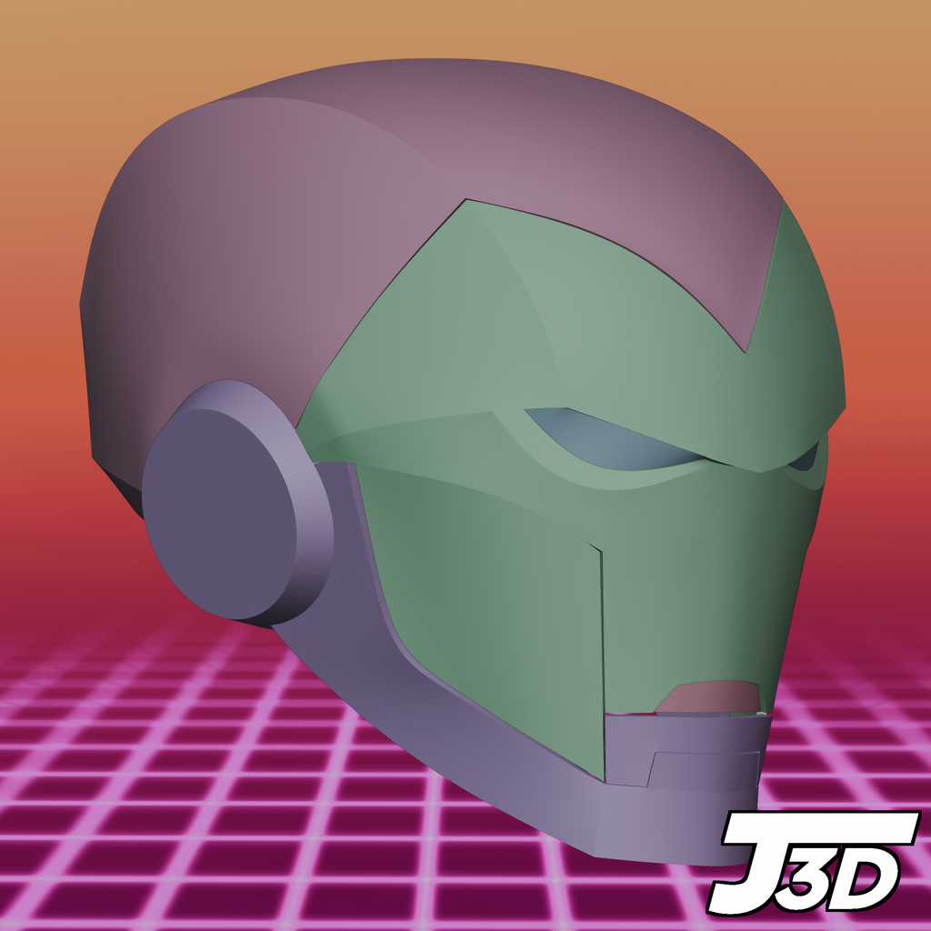 Iron Man (Avengers: Earth's Mightiest Heroes) Helmet - 3D Printable Model