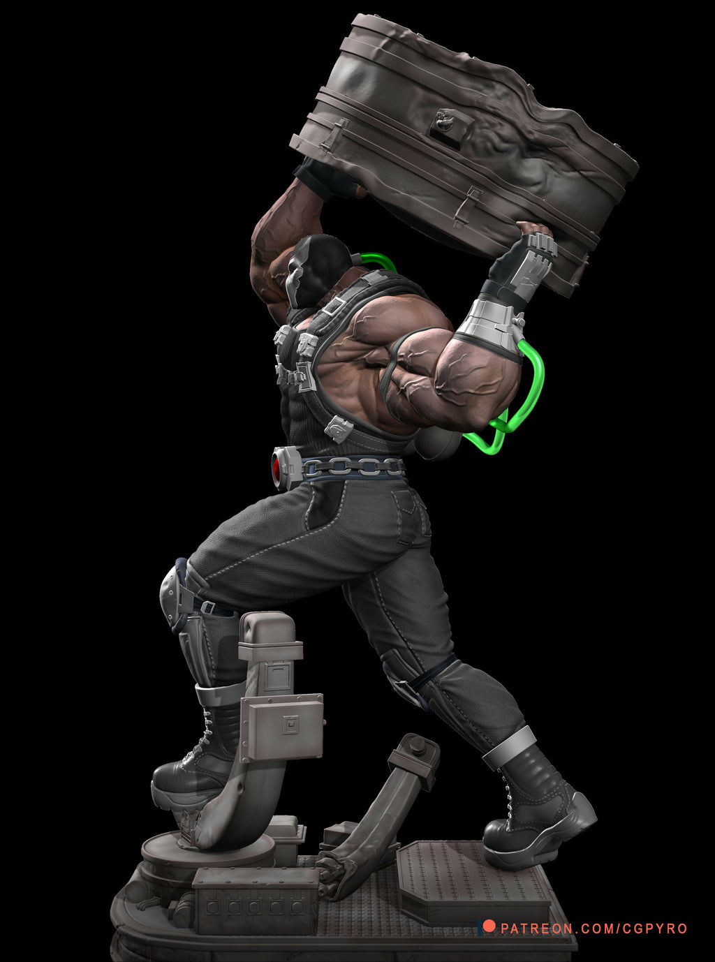 BANE - BATMAN 3D PRINTABLE MODEL STL