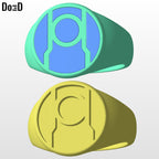 Red Lantern Ring | 3D Printable Model Print File STL #RL15