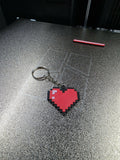 Minecraft Heart Keychain
