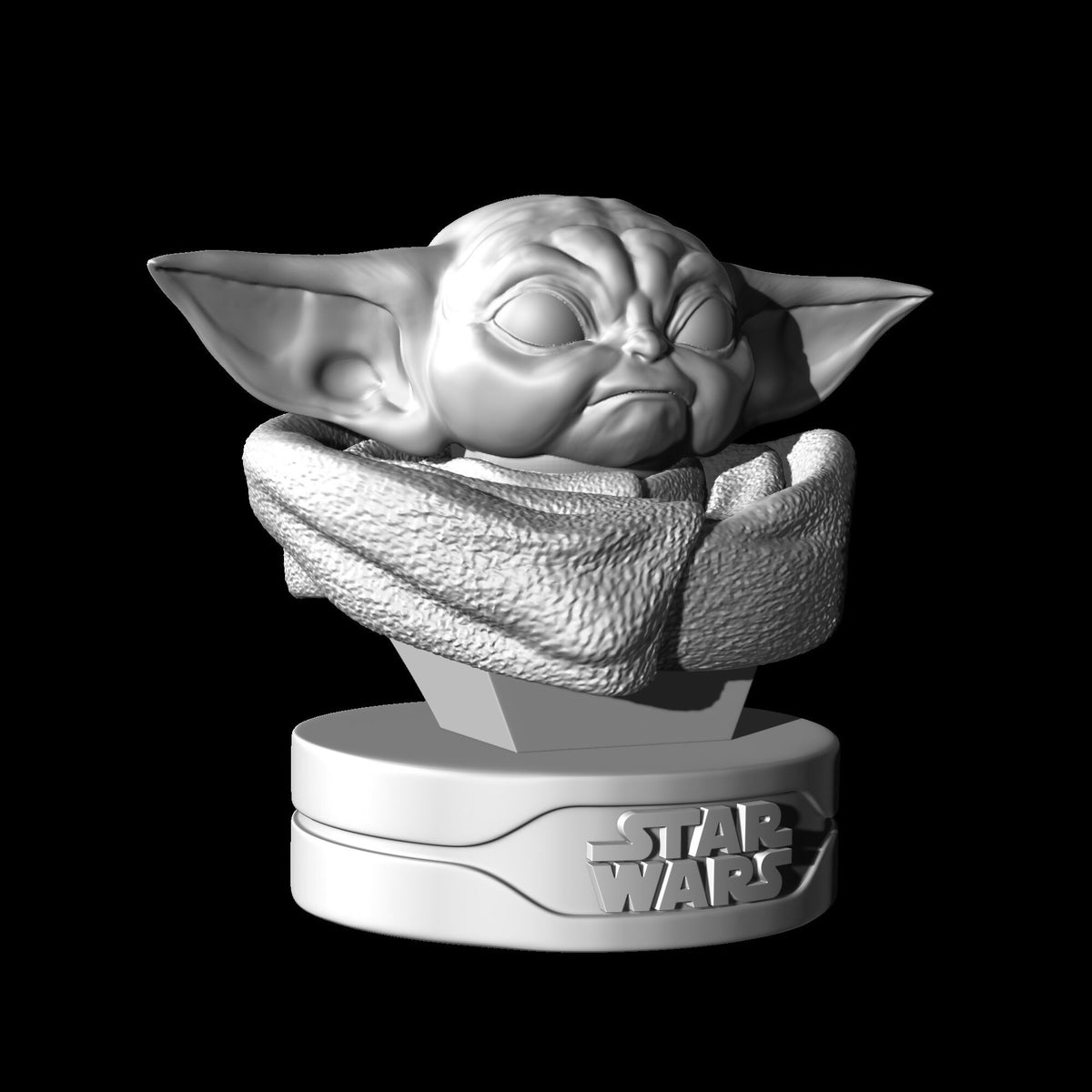 GROGU BABY YODA – THE MANDALORIAN STL 3D PRINT MODEL
