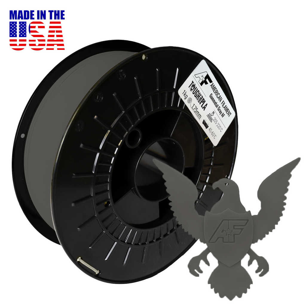 Gunmetal Gray AF 1.75mm Tough Pro PLA+ Filament Made in the USA! – Do3D