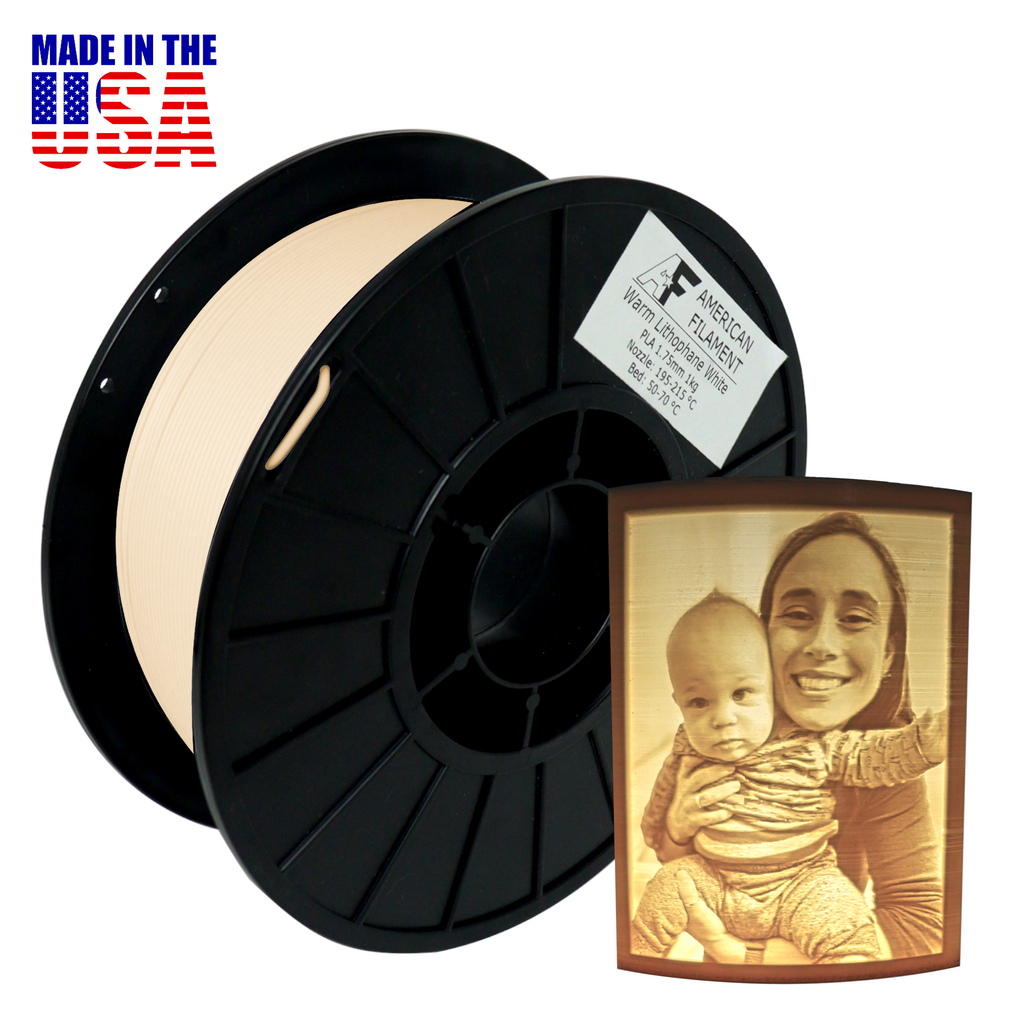 Warm Lithophane White AF 1.75mm PLA Filament - created by Lithophane M ...