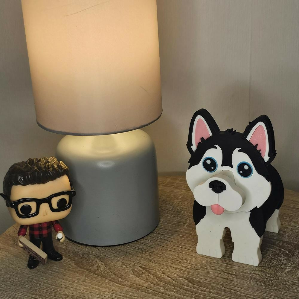 Husky Glasses Holder | 3D Printed Dog Spectacle Stand | Cute Desk Organiser | Eyeglass Holder | Husky Lover Gift