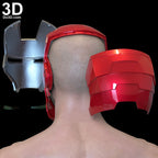 Iron Man Mark V Helmet ONLY MK 5 Tony Stark Suitcase Armor 3D Printable Model #5