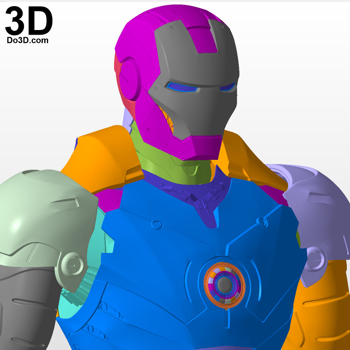Iron Man Mark III Full Body Armor Suit MK 3 Version 2 | 3D Printable Model #V23