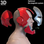Iron Man Mark V Helmet ONLY MK 5 Tony Stark Suitcase Armor 3D Printable Model #5