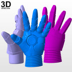 Solid Iron Man Glove / Hand for Statue Toy Action Figure | 3D Model Project #N01