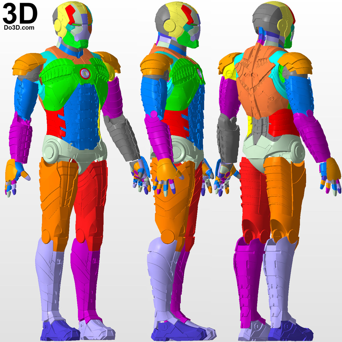 Iron Man Mark V Suitcase Armor MK 5 Briefcase 3D Printable Model STL File #1829