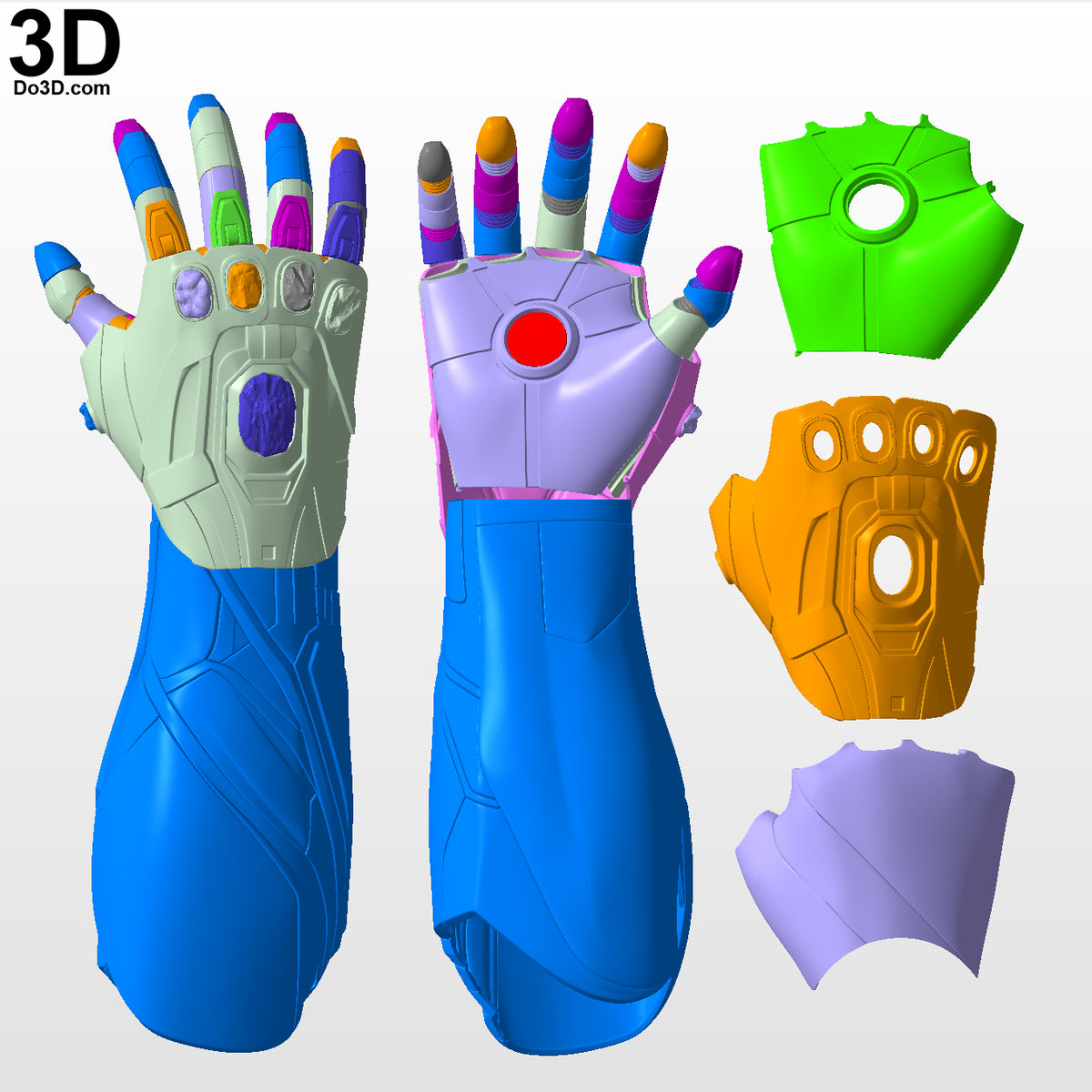 Iron Man Mark LXXXV MK 85 Nano Infinity Gauntlet | 3D Printable Model STL #N03