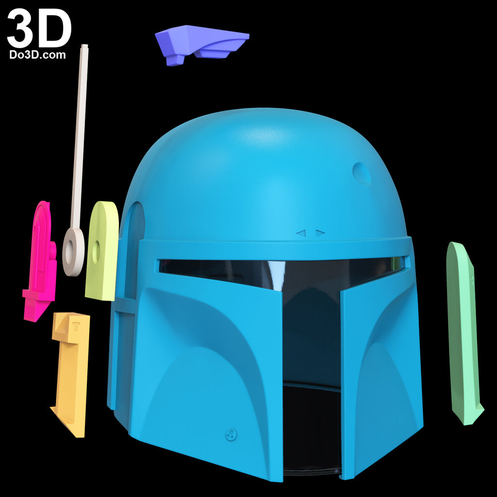 Boba Fett Star Wars Armors Mandalorian Movie Style 3D Printable Model STL #BM52