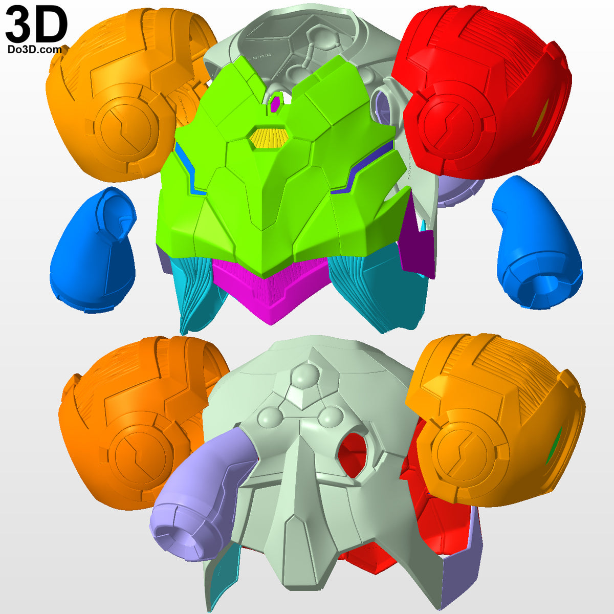 Metroid Dread Samus Aran Full Body Armor 3D Printable Model Print File STL MS904