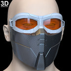 EF01 Face Mask and Goggles | 3D Printable Model STL