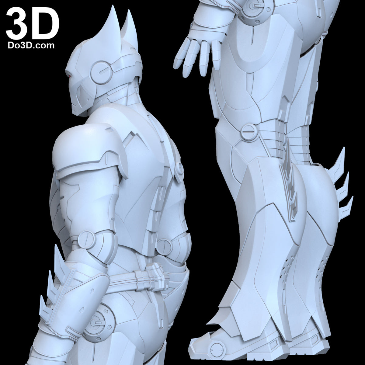 Iron Bat Concept Full Body Armor | 3D Printable Model
