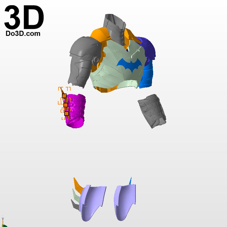 Iron Bat Concept Full Body Armor | 3D Printable Model