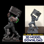 BANE - BATMAN 3D PRINTABLE MODEL STL