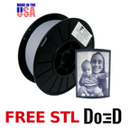 Cool Lithophane Gray American Filament — FREE STL with Do3D