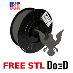 Gunmetal Gray AF 1.75mm Tough Pro PLA+ Filament Made in the USA! — FREE STL with Do3D