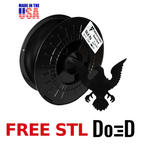 Graphite AF Silk PLA 3D Printer Filament, 1.75 mm Diameter, 1 kg Spool — FREE STL with Do3D