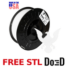 Ice White AF 1.75mm Tough Pro PLA+ Filament Made in the USA! — FREE STL with Do3D