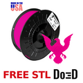 Magenta AF 1.75mm PLA+ Filament for Color Lithophanes — FREE STL with Do3D