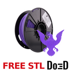 Amethyst Purple AF 1.75mm Tough Pro PLA+ Filament Made in the USA! — FREE STL with Do3D