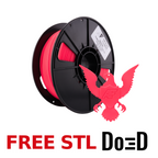 Neon Pink AF 1.75mm Tough Pro PLA+ Filament Made in the USA! — FREE STL with Do3D