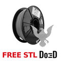 Utility Gray AF 1.75mm PCTG Filament Made in the USA! — FREE STL with Do3D