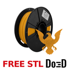 Safety Yellow AF 1.75mm PCTG Filament Made in the USA! — FREE STL with Do3D