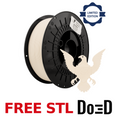 Bone White AF 1.75mm PLA+ Filament Made in the USA! — FREE STL with Do3D