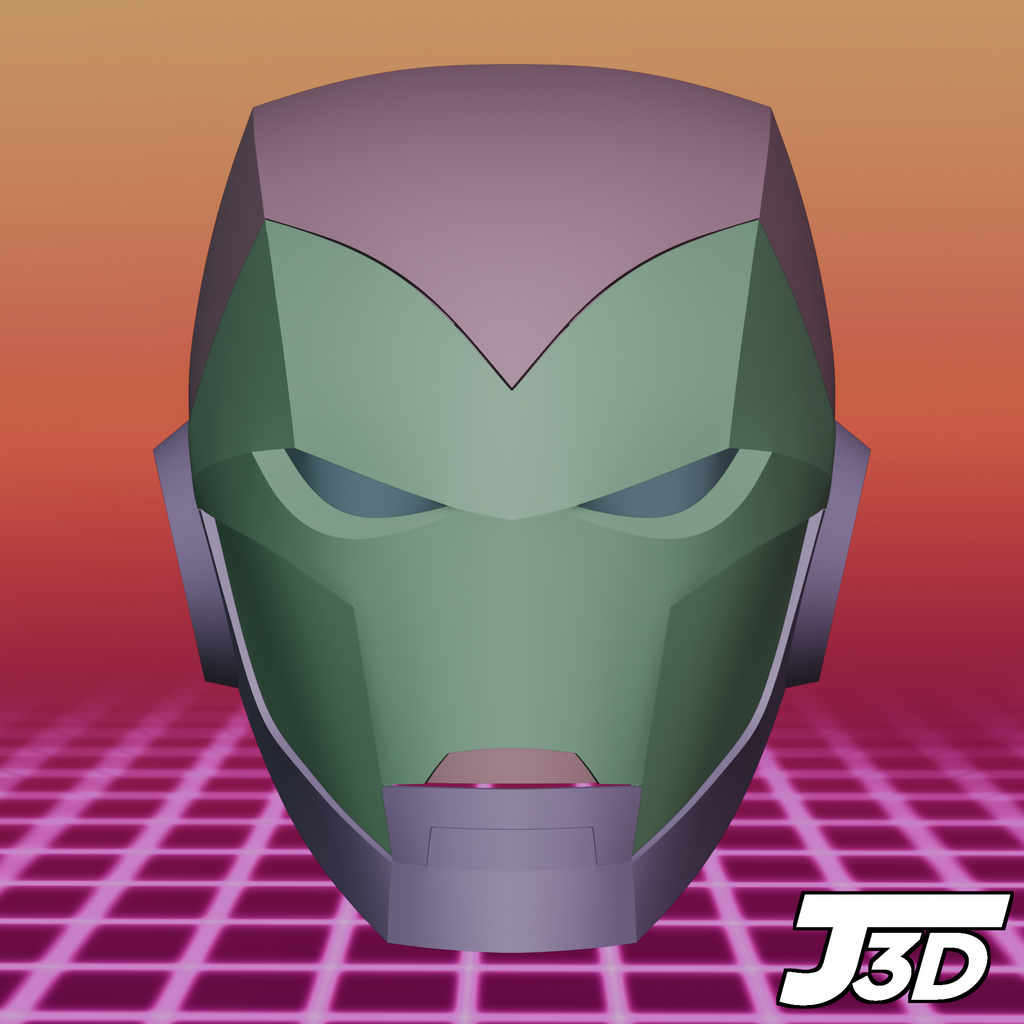 Iron Man (Avengers: Earth's Mightiest Heroes) Helmet - 3D Printable Model