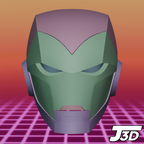 Iron Man (Avengers: Earth's Mightiest Heroes) Helmet - 3D Printable Model
