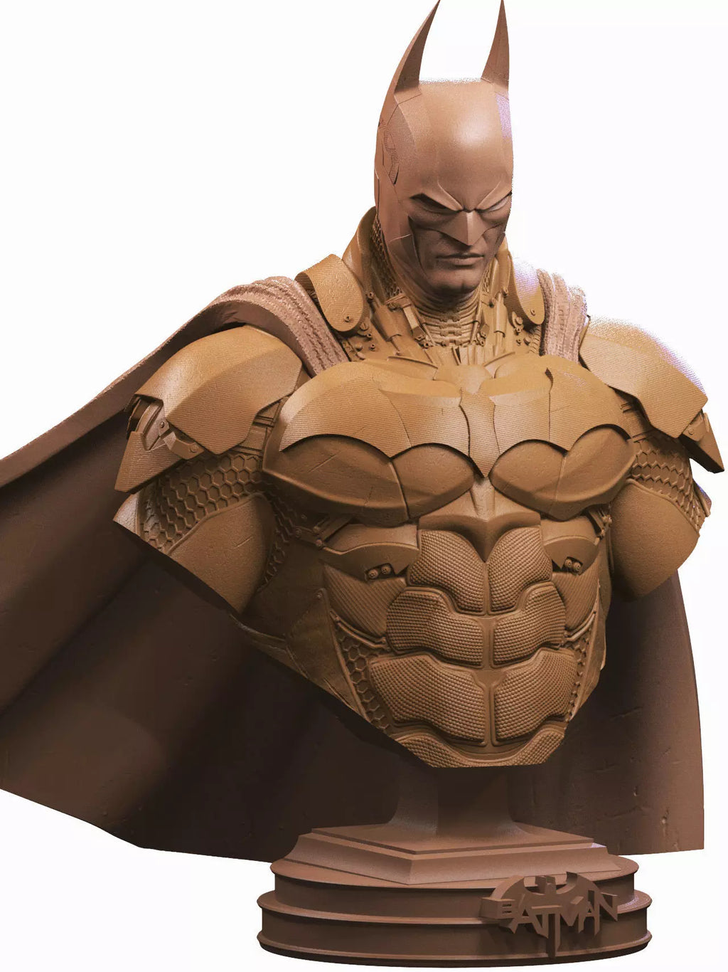Batman Bust Arkham Knight STL, Batman Bust 3D Print, 1/6 Scale Statue by Visceral Studios – gallery view 7