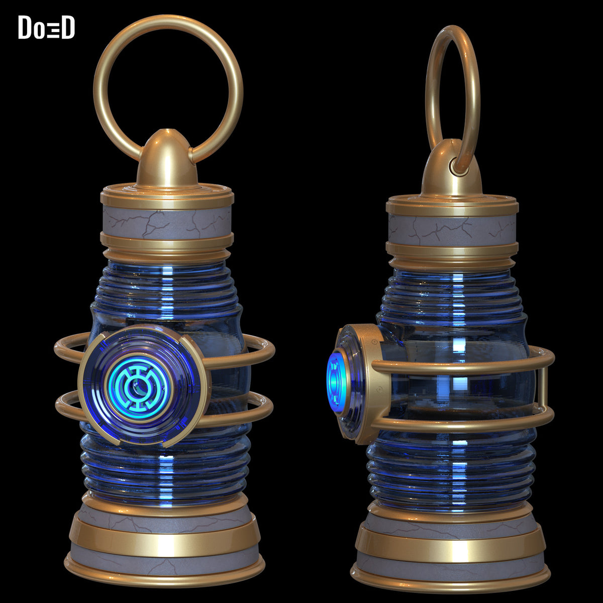 Blue Lantern Hope Power Battery 3D Printable Model STL #BL373