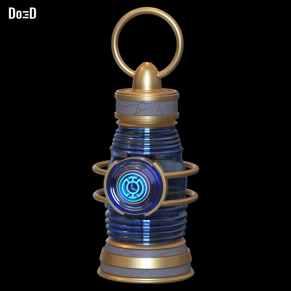 Bundle: Green Red Yellow Blue Orange Lanterns Power Battery 3D Model #BL366