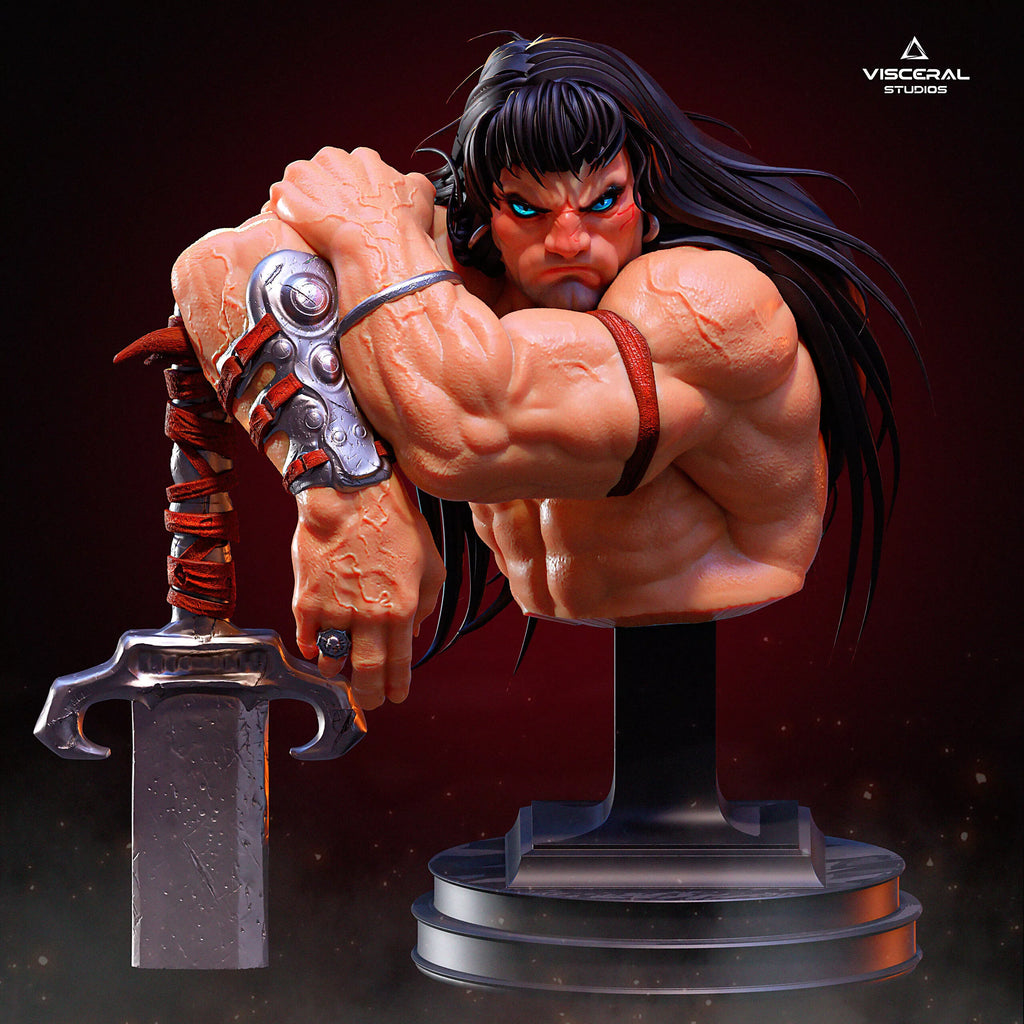 Conan the Barbarian Simon Bisley Inspired Full Pack and Bust by Visceral Studios – gallery view 5