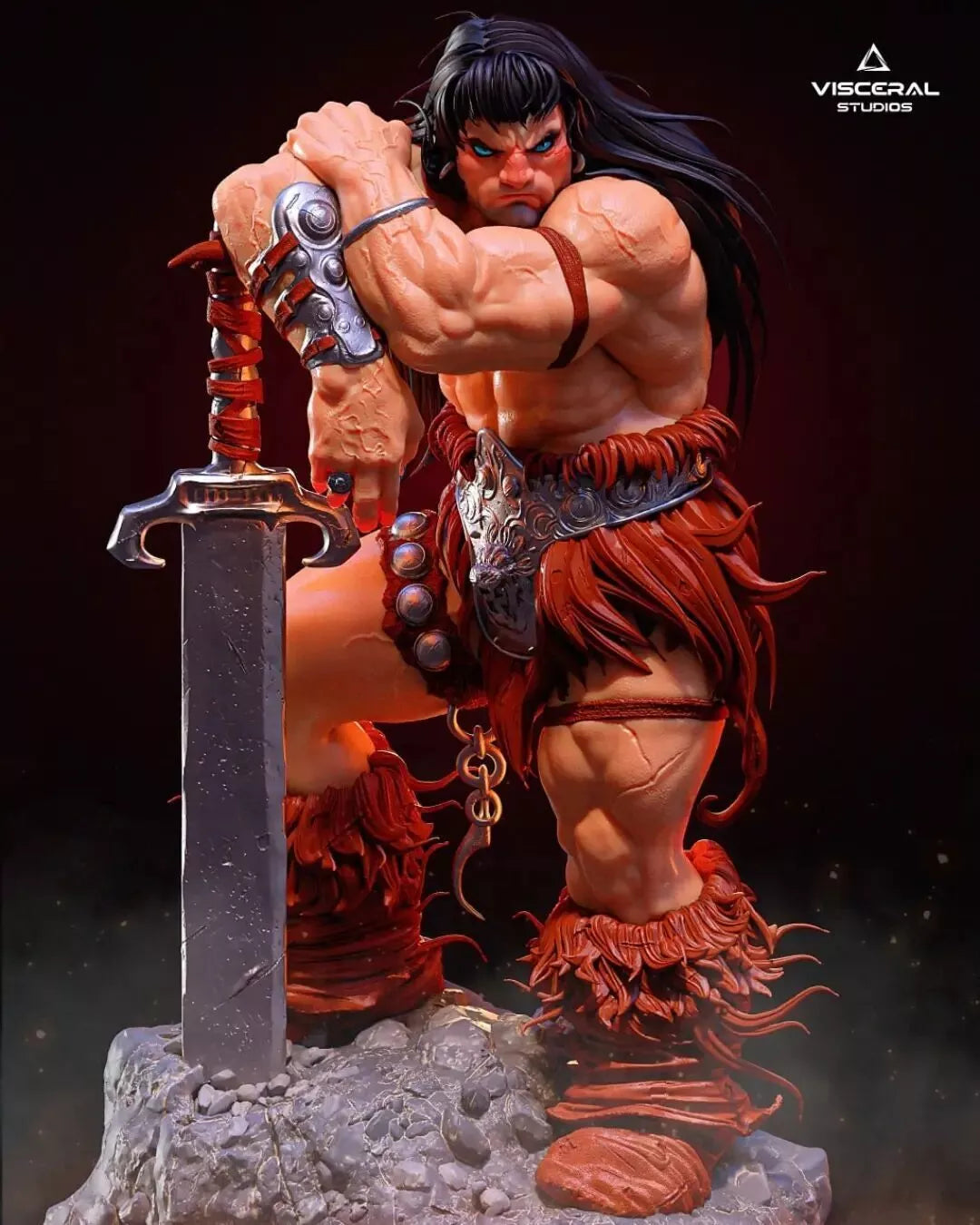 Conan the Barbarian Simon Bisley Inspired Full Pack and Bust by Visceral Studios – gallery view 4