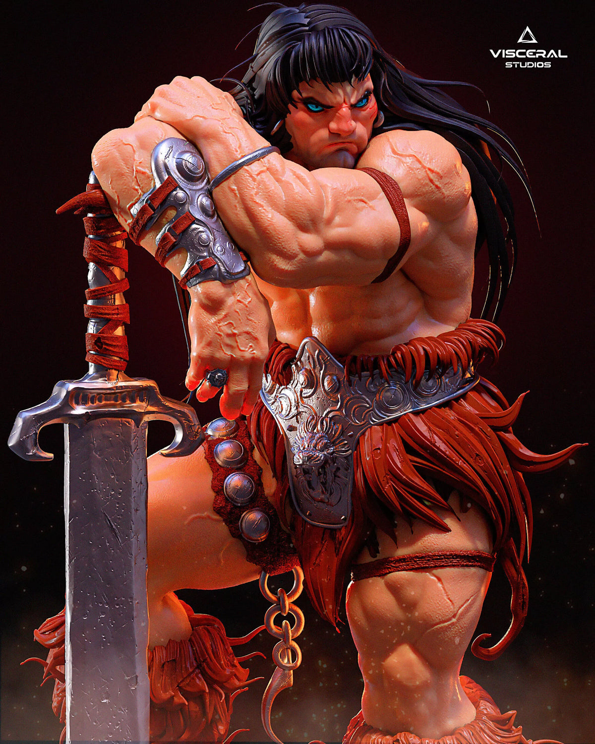 Conan the Barbarian Simon Bisley Inspired Full Pack and Bust by Visceral Studios – gallery view 8