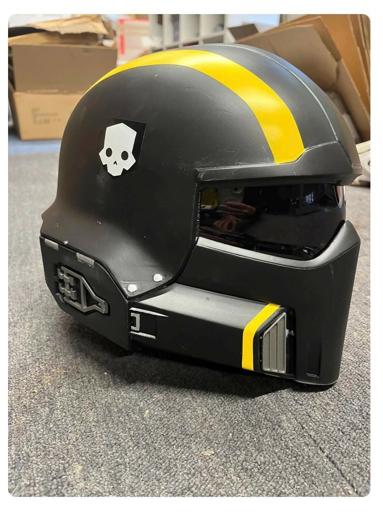 Helldivers 2 b-01 Helmet skulls sticker decal Cosplay
