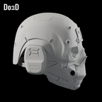 Do3D Ghost Recon Breakpoint helmet, side view of the same helmet configuration