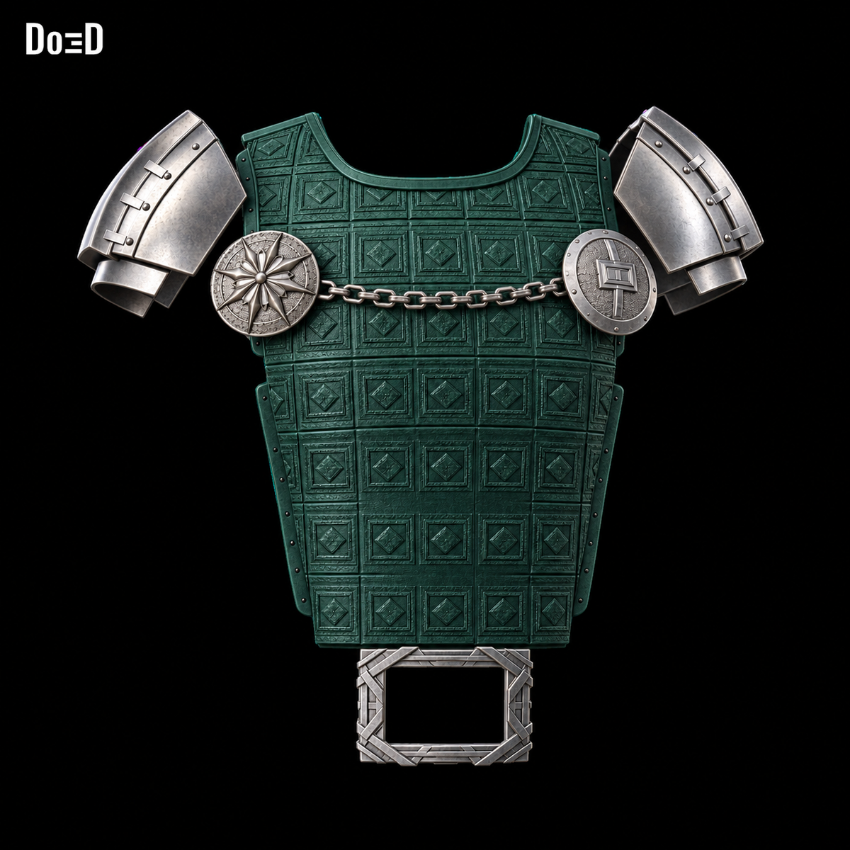 Doctor Doom Chest + Shoulder + Brooches + Buckle SDCC 2026 Doomsday 3D Model #77