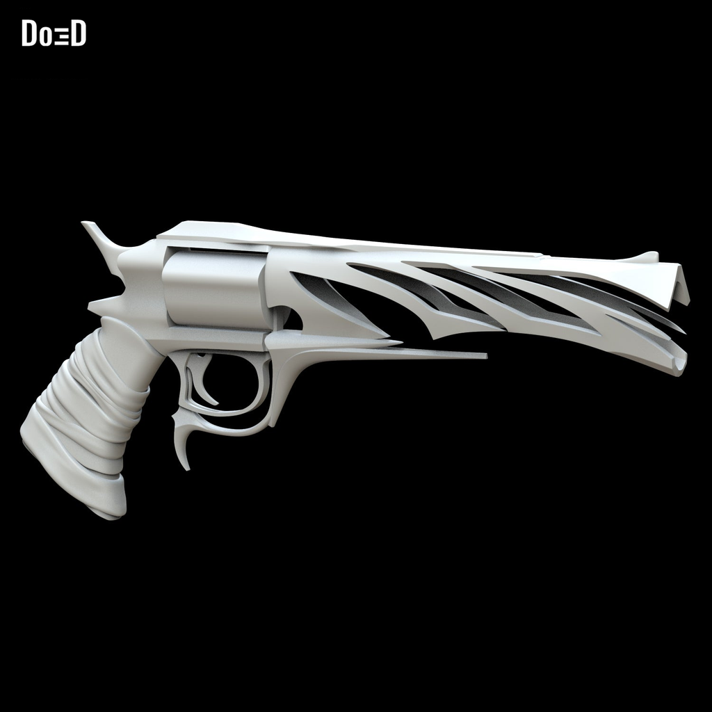 Malfeasance Pistol Exotic Gun Weapon Destiny 2 | 3D Printable Model STL