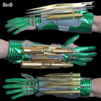 Green Goblin NWH Retractable Gauntlet | 3D Printable Model STL File #GG91