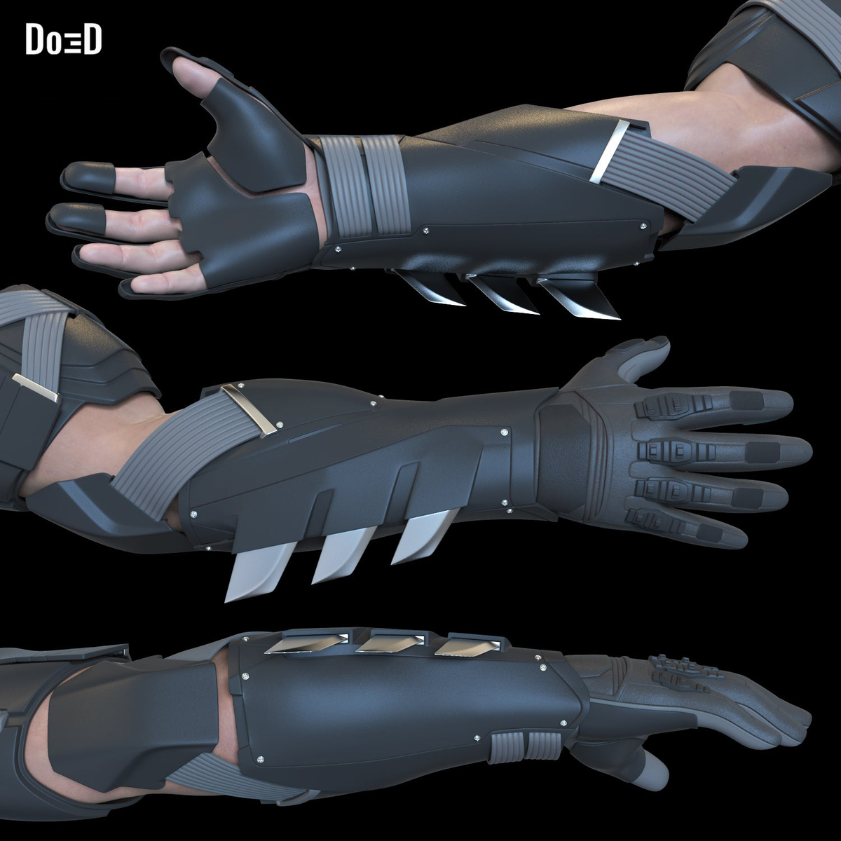 Batman Gauntlet Benfleck Concept 2022 3D Printable Model STL Print File #BC79