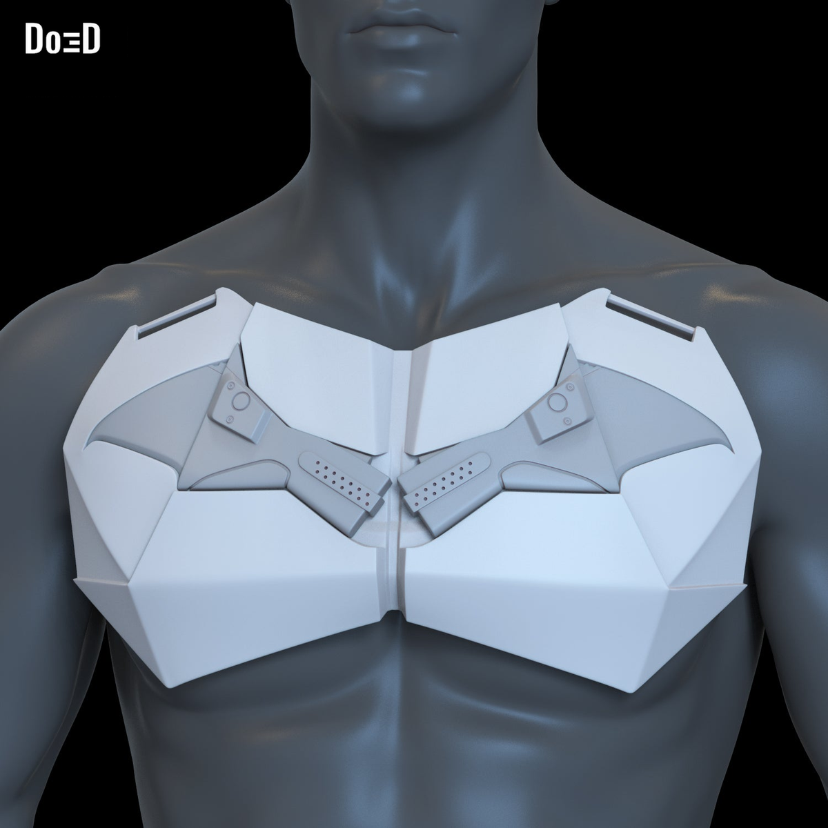 Chest & Emblem of the Batman 2022 armor 3D Printable Model STL Print File #CE23