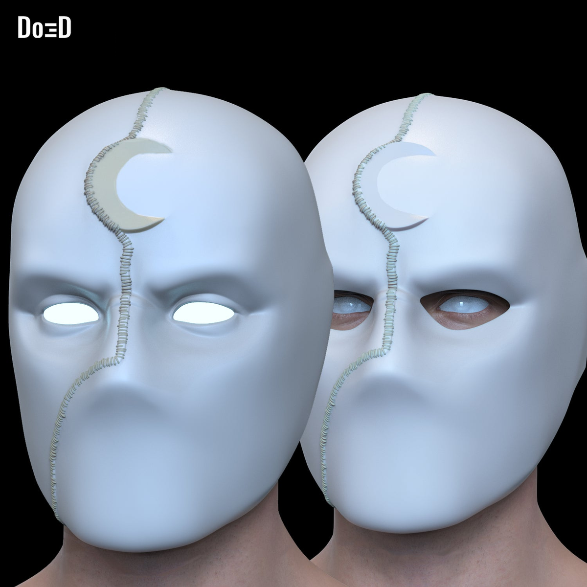 Mr. Knight Helmet Mister Mr Face Shell 3D Printable Model Print File #M198